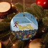 Ohio vs Michigan Rivalry Ornament