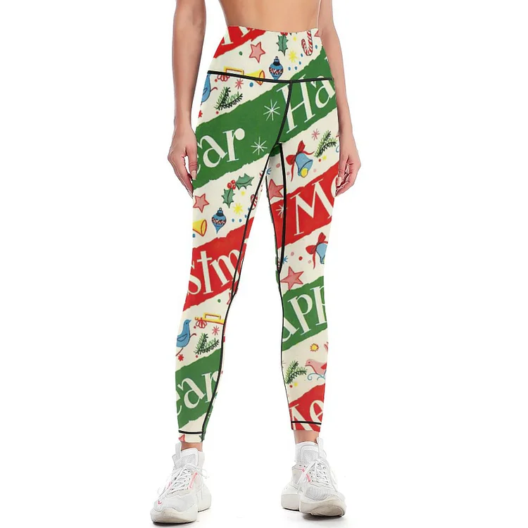 Personalized Design Women's Yoga Pants for Women Christmas