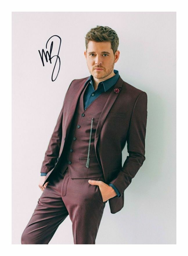 MICHAEL BUBLE AUTOGRAPH SIGNED PP Photo Poster painting POSTER