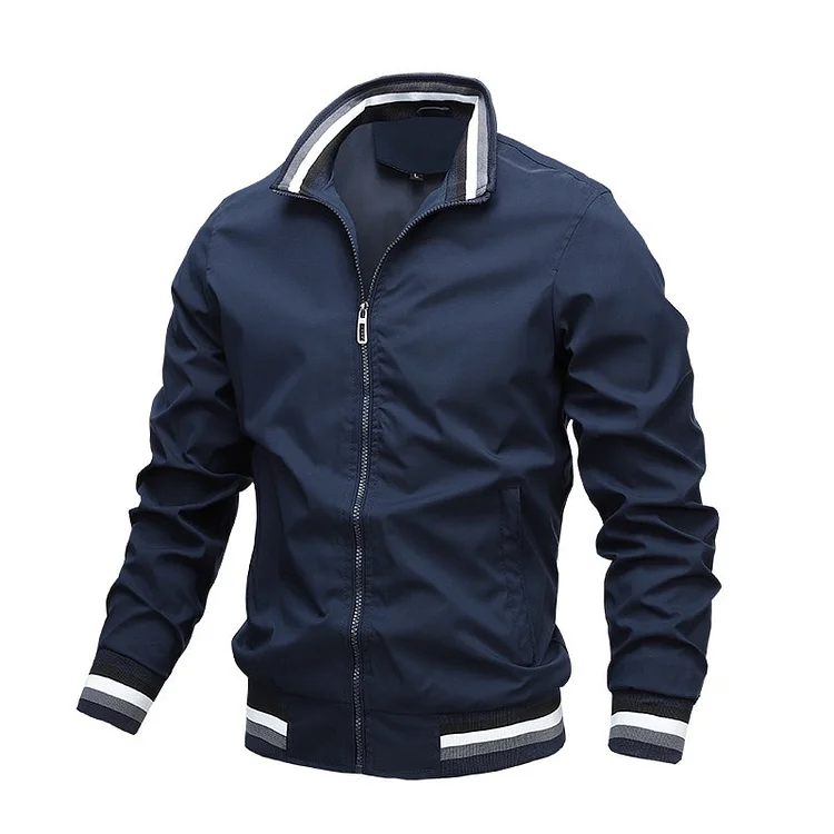 Men Fashion Jacket Men New Casual Windbreaker Hot Sale Jacket Coats Men 2023 Spring Autumn Outdoor Waterproof Slim Jackets Mens
