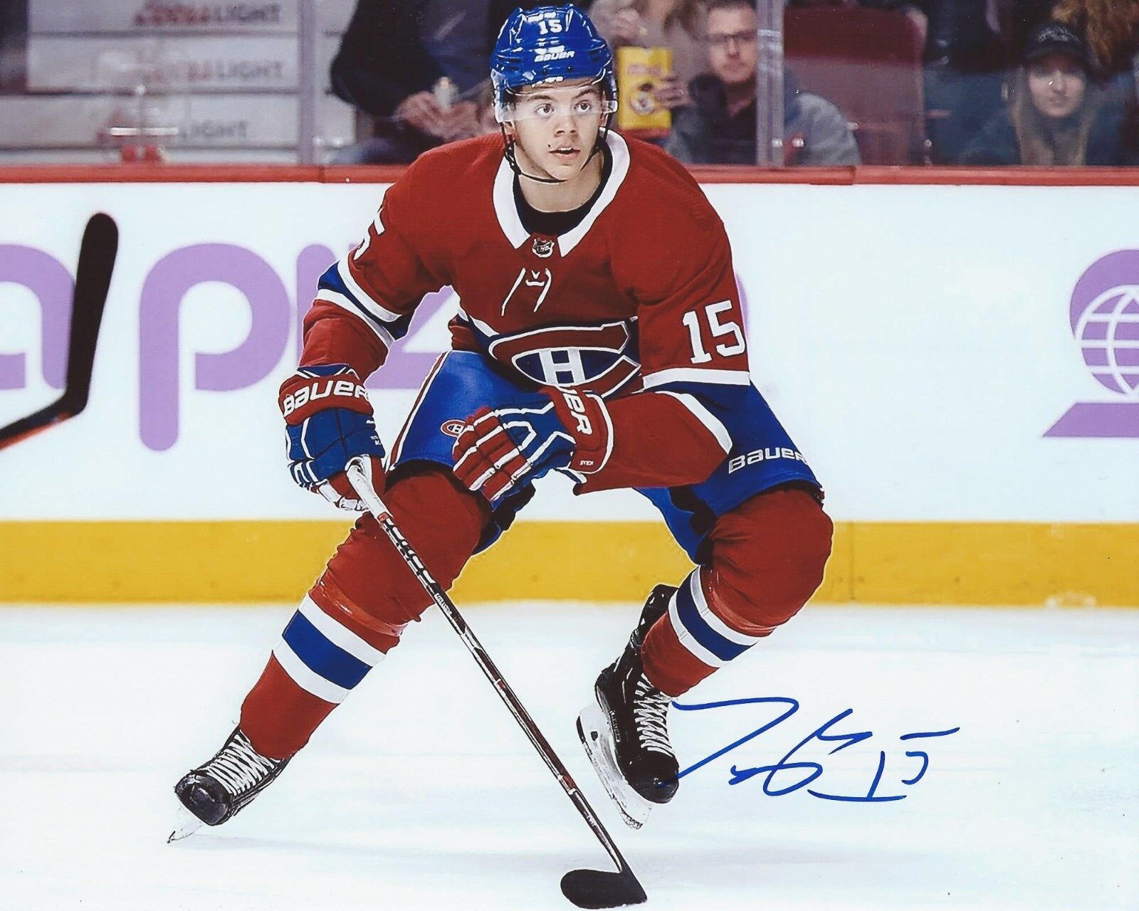 Jesperi Kotkaniemi Signed 8x10 Photo Poster painting Montreal Canadiens Autographed COA B