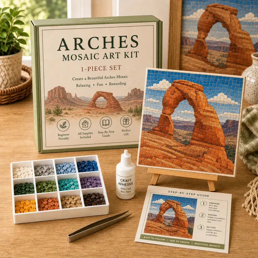 🏞️ America&rsquo;s National Parks Sea Glass Art Kit