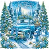(US Local)6pack Xmas Car-Crystal Rhinestone Diamond Painting(30x30cm)