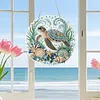 Turtle DIY Rhinestone Diamond Painting Pendant 25x25cm Double Sided