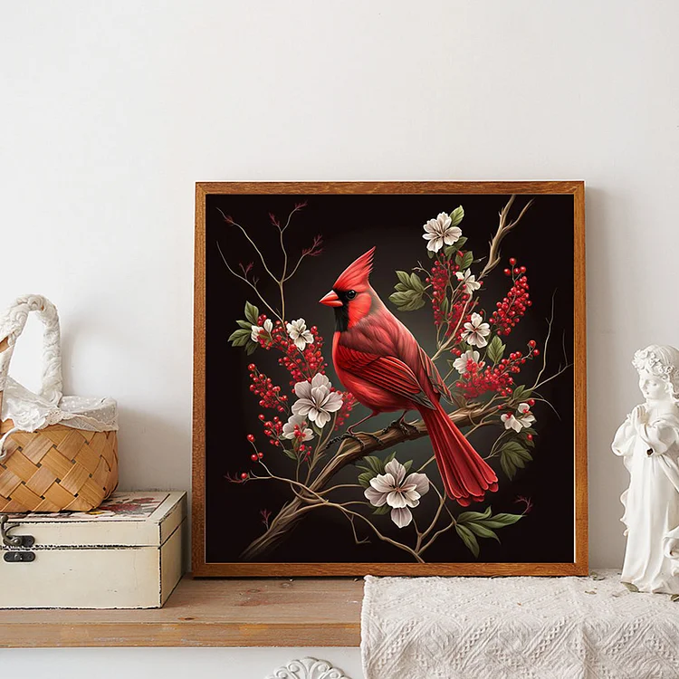 Cardinal - Full Round - Diamond Painting(30*30cm)