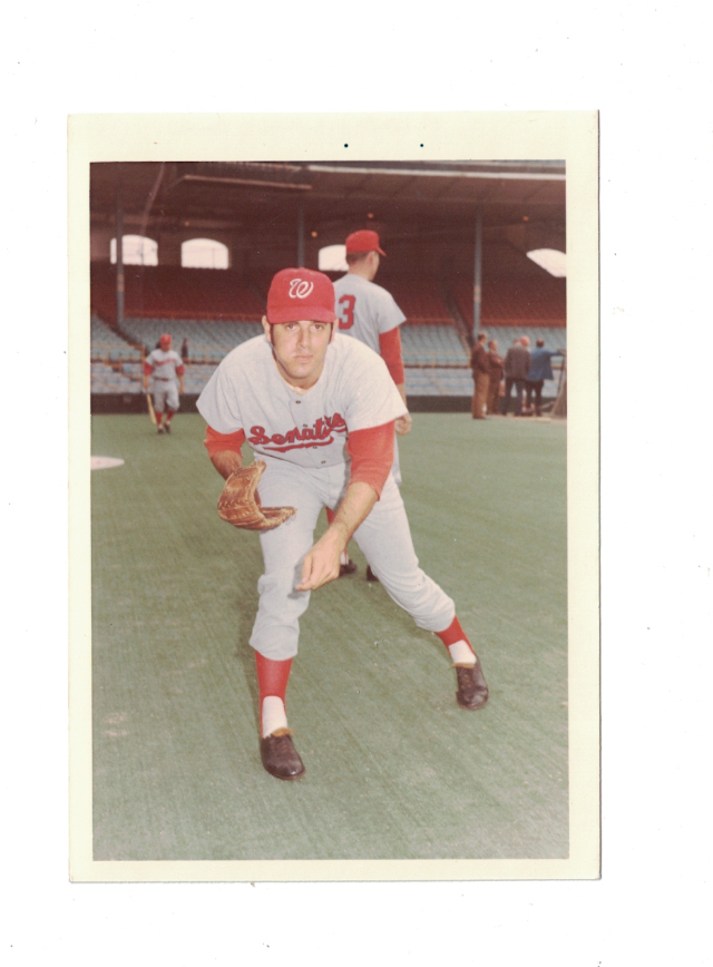 Denny Riddleberger Washington Senators Vintage Personal 3 1/2 x 5 Photo Poster painting RH2