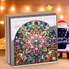Acrylic Mandala Diamond Painting Paper Towel Napkin Holder for Home Art Crafts