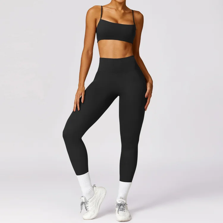 PASUXI Women Sports Gym Wear Quick Drying Sports Bra Leggings Yoga Sets for Women Outdoor Gym Fitness Yoga Wear huanwei