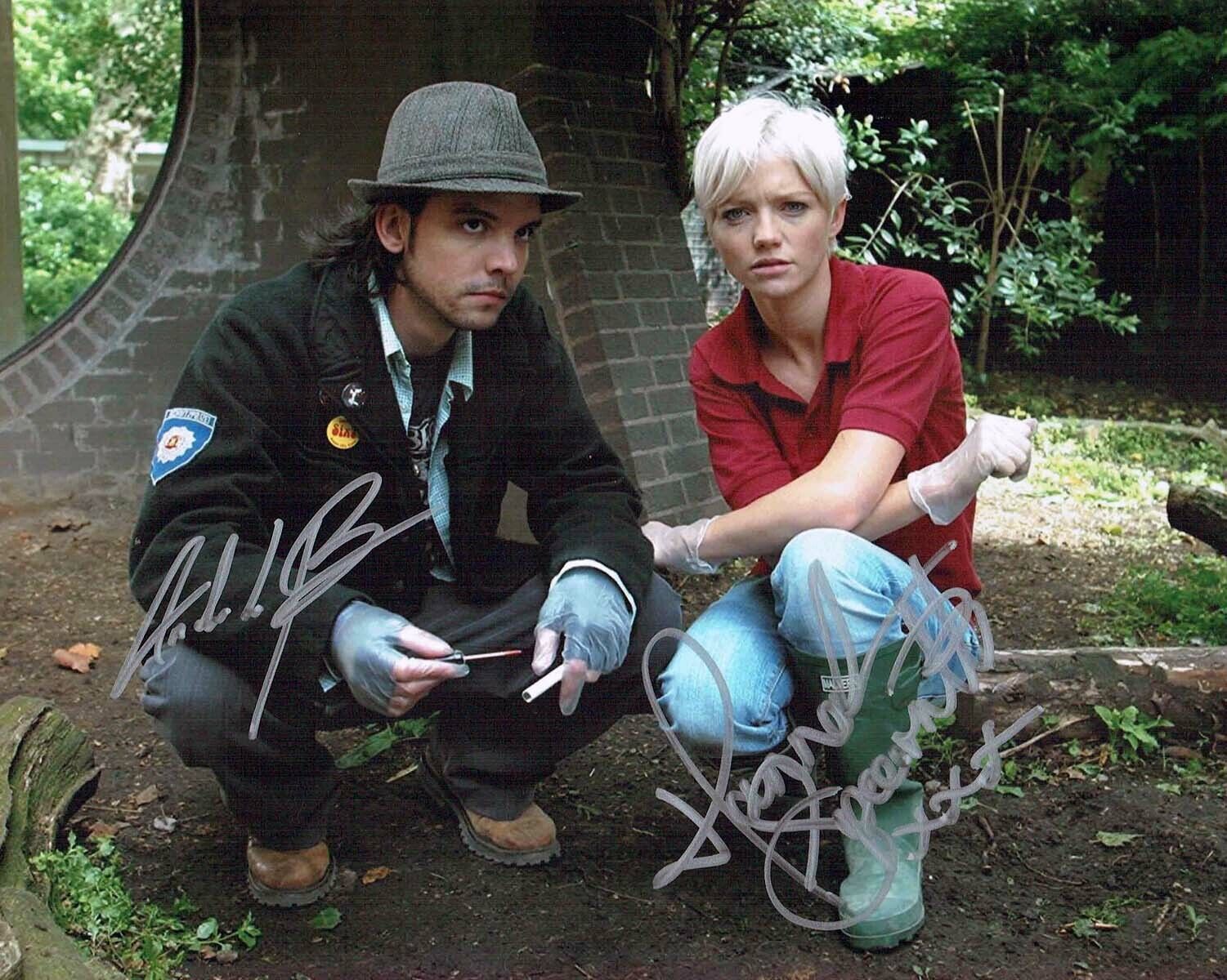 Andrew Lee POTTS & Hanna SPEARRITT SIGNED Primeval TV Series Photo Poster painting AFTAL RD COA