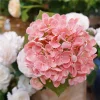 Real Touch Moisture Blue White Hydrangea Artificial Stem Flower