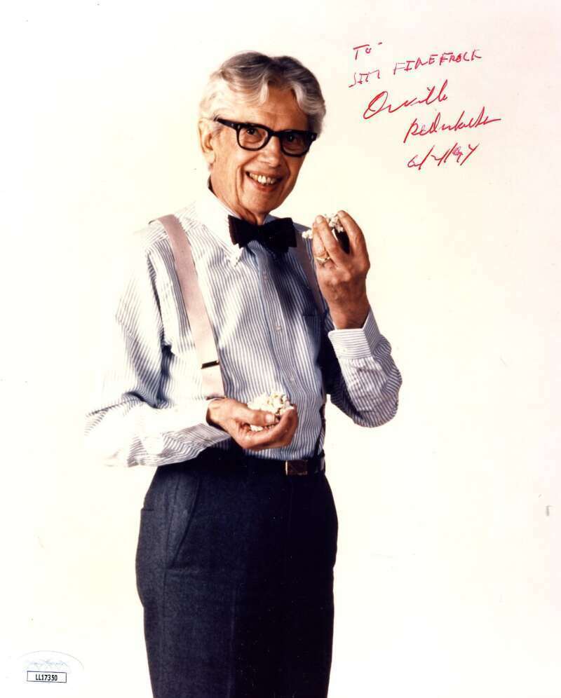 Orville Redenbacher JSA Coa Hand Signed 8x10 Photo Poster painting Autograph