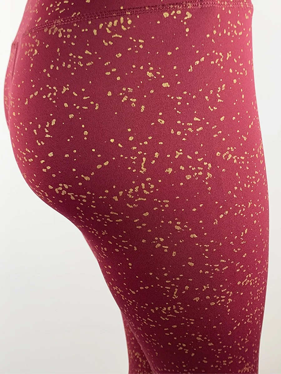 Sexy casual gilded Yoga leggings
