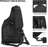 Brusttasche Taktisch Umhängetasche Molle Schultertasche Militärisch Wasserdicht Chest Sling Pack Casual Crossbody Bag für Outdoor Armee Reisen Wandern Camping Jagd