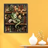 Books And Dragons-11CT Stamped Cross Stitch 40*50cm/15.75*19.69in tapestrymarket