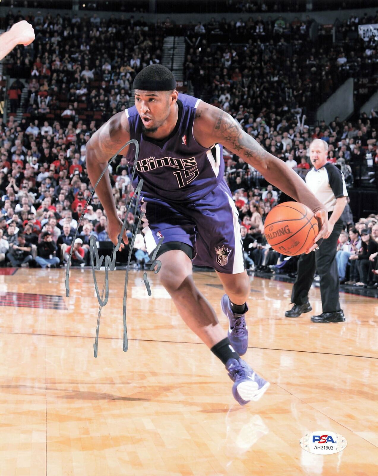 Demarcus Cousins signed 8x10 Photo Poster painting PSA/DNA Kings Warriors Autographed Kentucky L