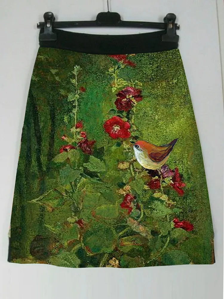 RETRO CASUAL SKIRT