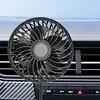 USB Powered Car Fan Vent Clip Car Cooling Fan 3 Speeds Quiet Brushless Motor 360 Rotatable for Sedan SUV RV Pickup Truck Van
