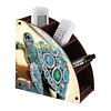 DIY Diamond Painting Kit dreieckige Organizer Box Meeresschildkröte Holzkiste