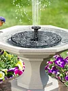 1W Floating Solar Water Fountain Pump for Garden Pond Pool Fish Tank Bird Bath