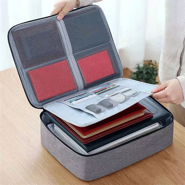 GLVEE Water-Resistant File Storage Case
