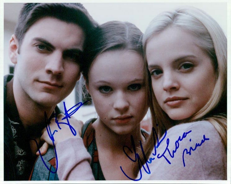 American Beauty (Thora Birch, Wes Bentley, & Mena Suvari) signed 8x10 Photo Poster painting rare