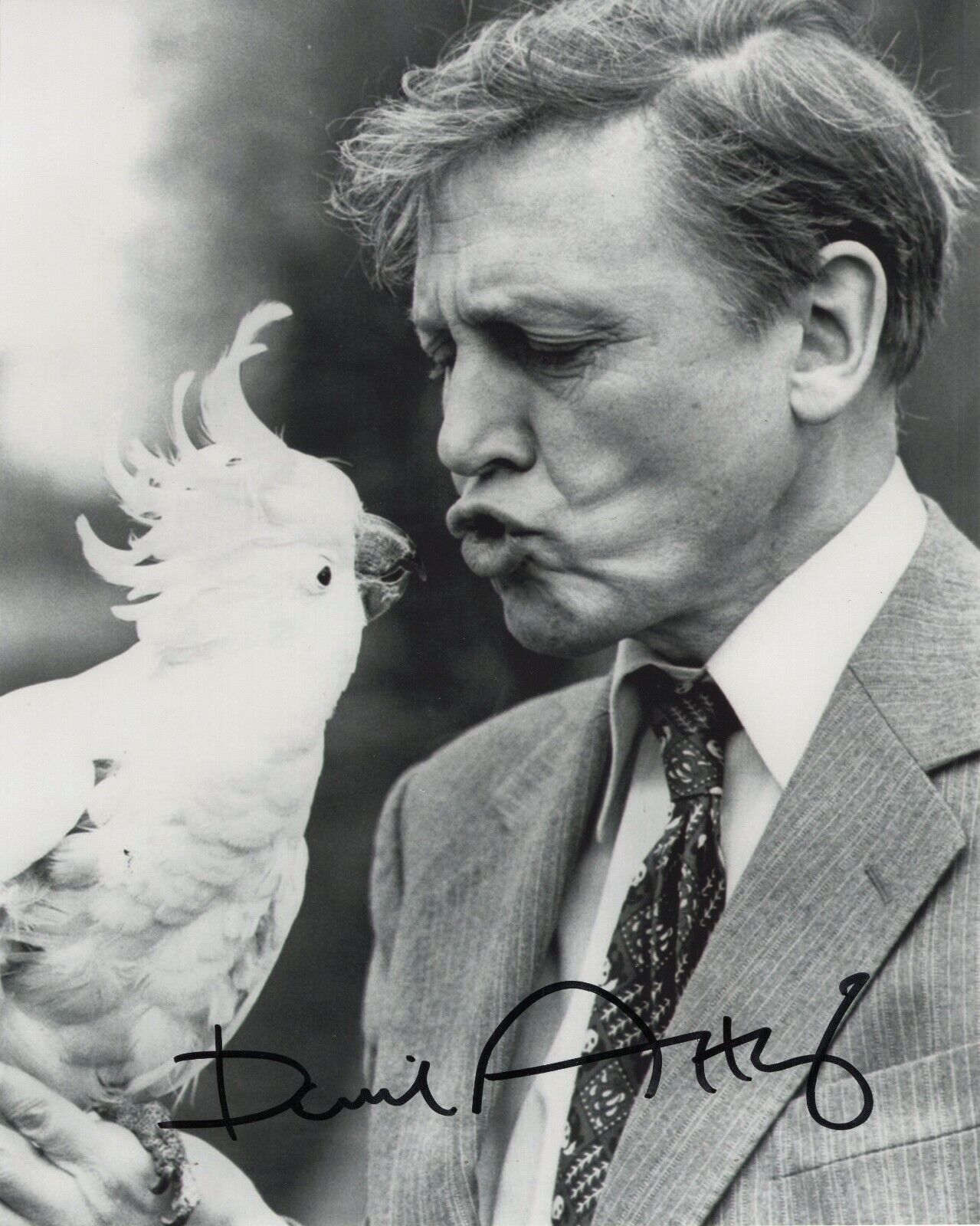 DAVID ATTENBOROUGH SIGNED AUTOGRAPH 8X10 Photo Poster painting PLANET EARTH NATURALIST