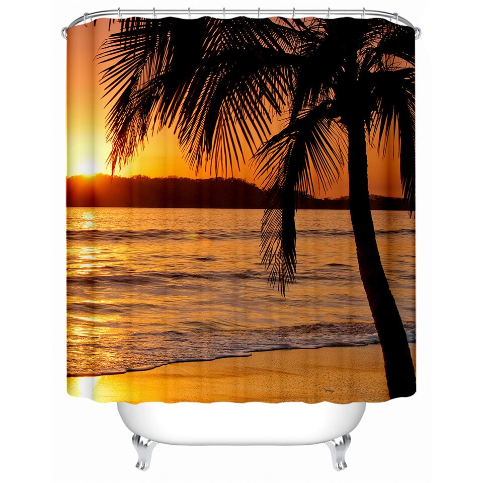 

Sunset - Print Shower Curtain, 180*180cm, 501 Original