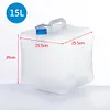 Collapsible Water Container Outdoor Hiking Fishing Camping Water Bag Tank
