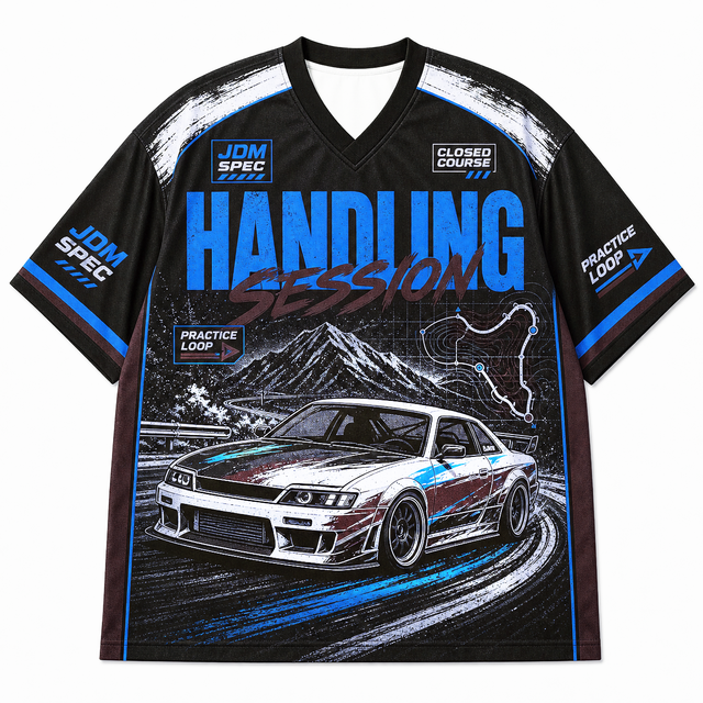 Techwear JDM Racing 007 SINGLE V2 Short Sleeve Jersey