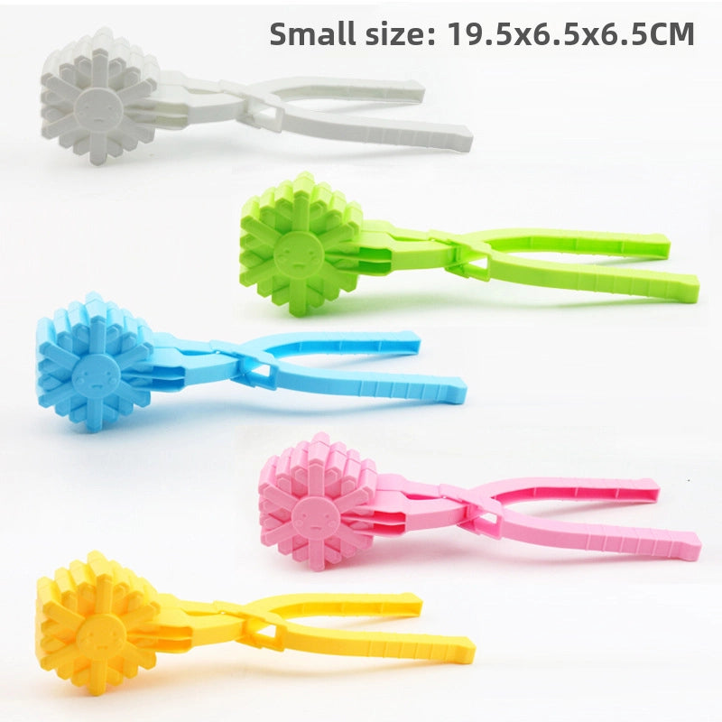 Children’s Winter Outdoor Toy Snow Clip Snowball Fight Artifact Snowflake Love Snowball Clip Play Snow Toy Sand Mold