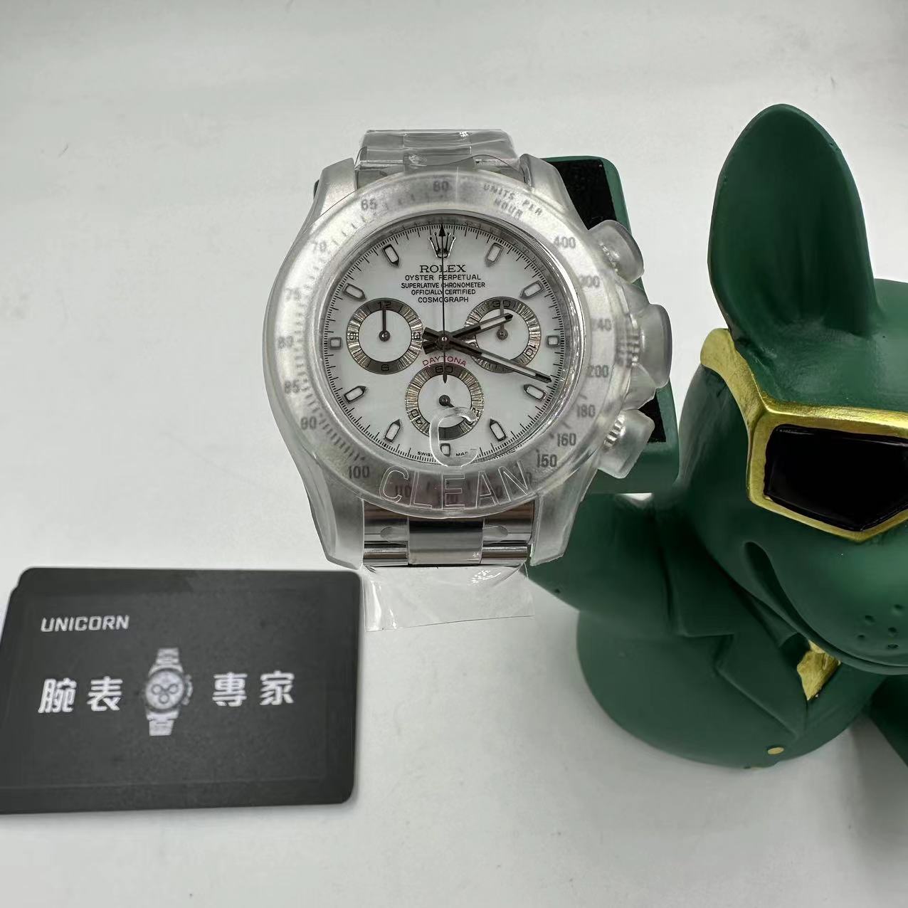 CLEAN厰/C廠 ROLEX 勞力士 宇宙計時迪通拿 自動機械機芯 男錶 白色錶盤