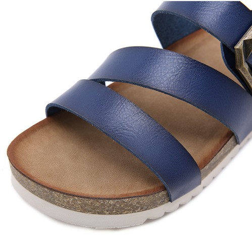 Women's Platform Cork Slide Sandals