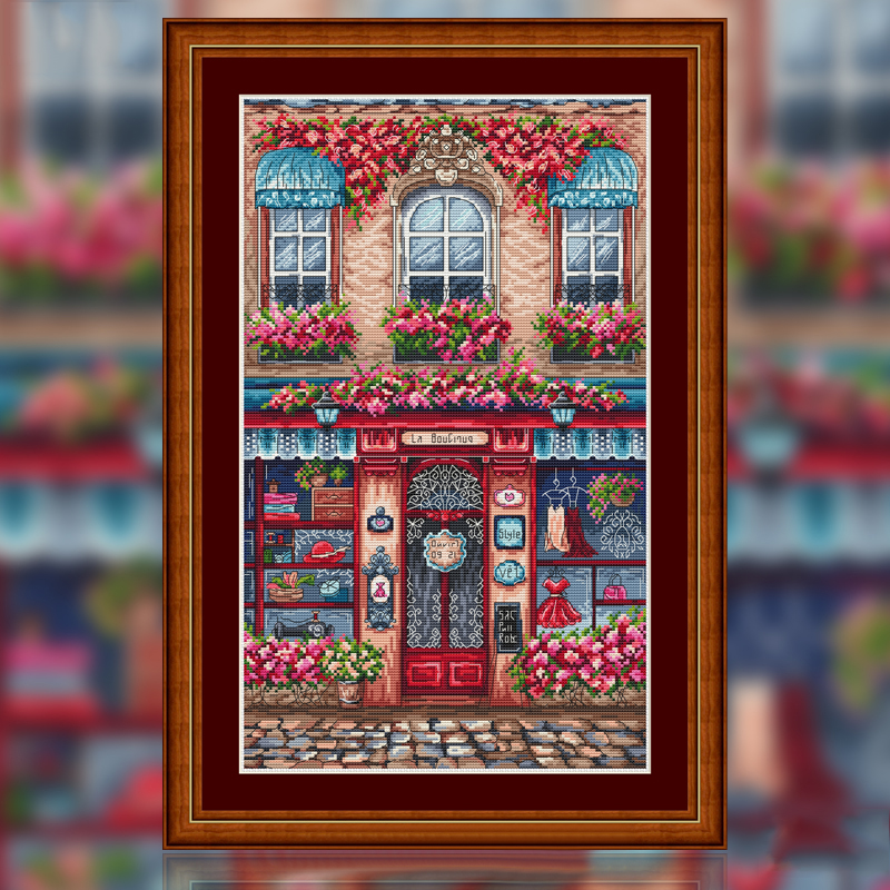 【Fairy Brand】Labtique Full 14CT Pre-stamped Canvas(40*55cm) 41 Colors Egyptian Cotton Cross Stitch