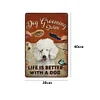 Dog - Vintage Metal Signs - 30*40cm