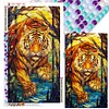(40*70cm)Tiger - Full Round Drill Diamond Painting