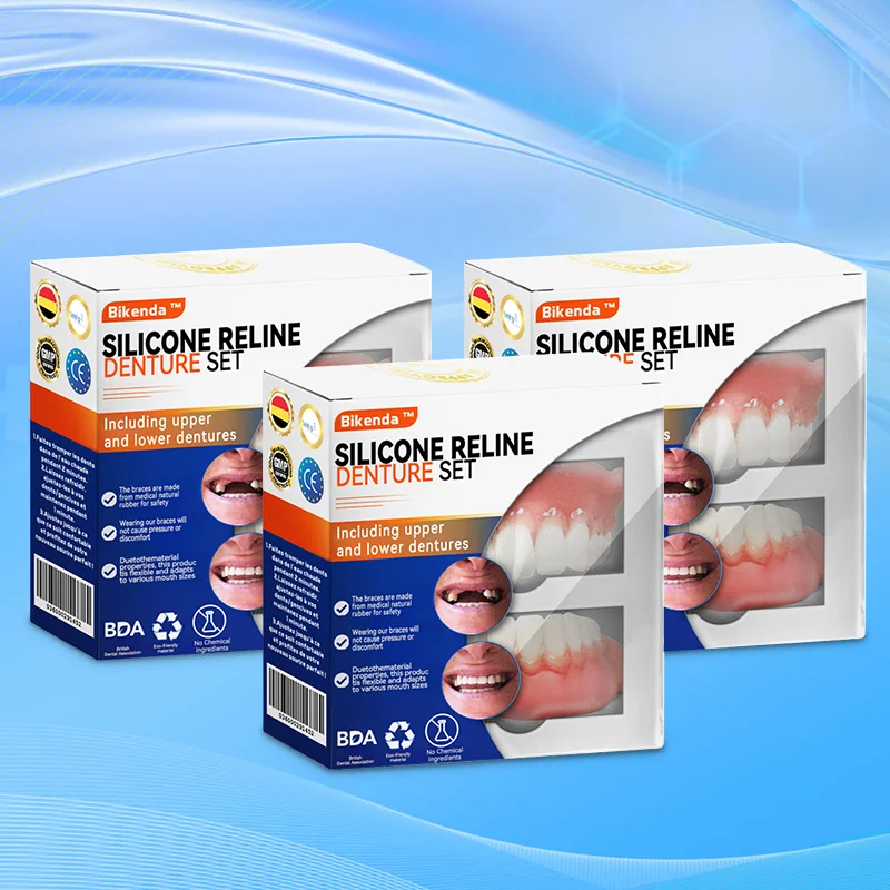 𝐵𝑖𝑘𝑒𝑛𝑑𝑎&trade; Silicium Prothese Meetset🦷（👩&zwj;🔬 Erkend door de Belgische Tandheelkundige Vereniging en goedgekeurd door FAMHP）