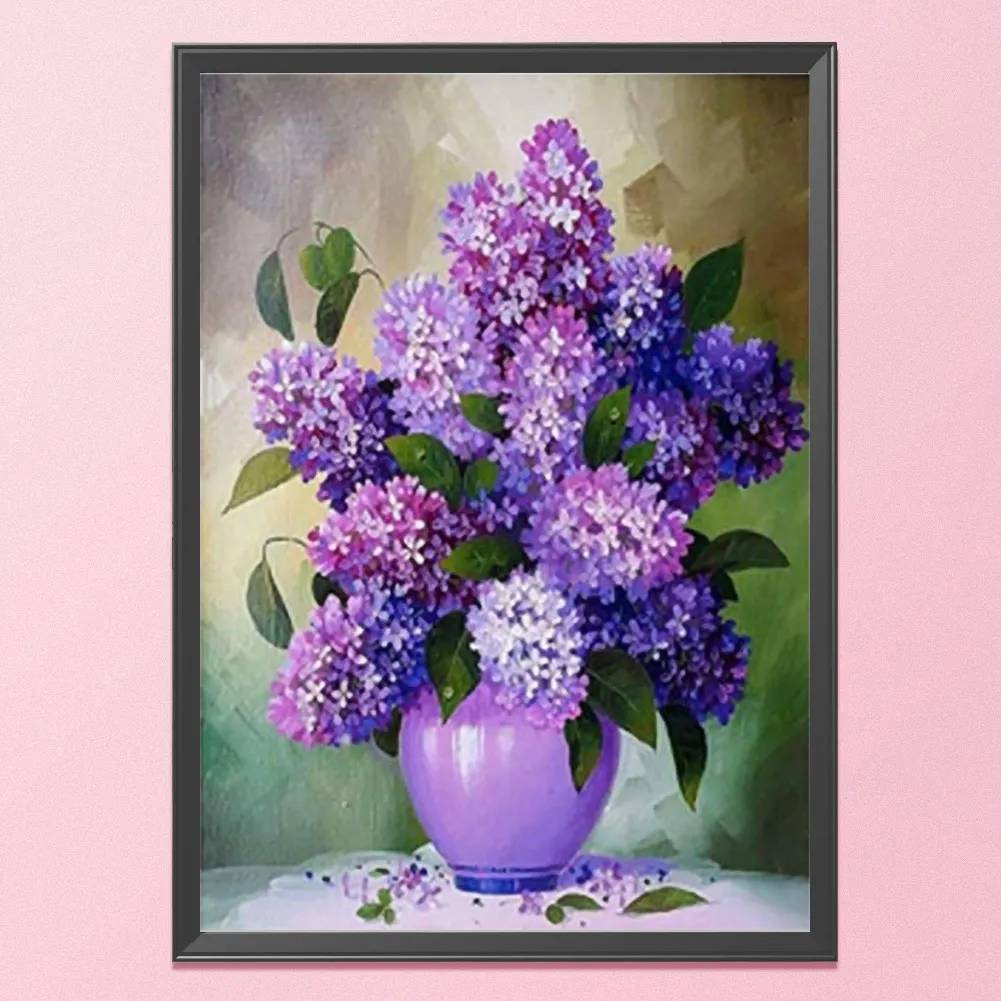 11ct Stamped Cross Stitch - Flower(40*50cm)
