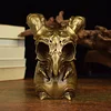 Brass Creative Little Sheep Monster Figurine: Dark and Cute Desktop Art