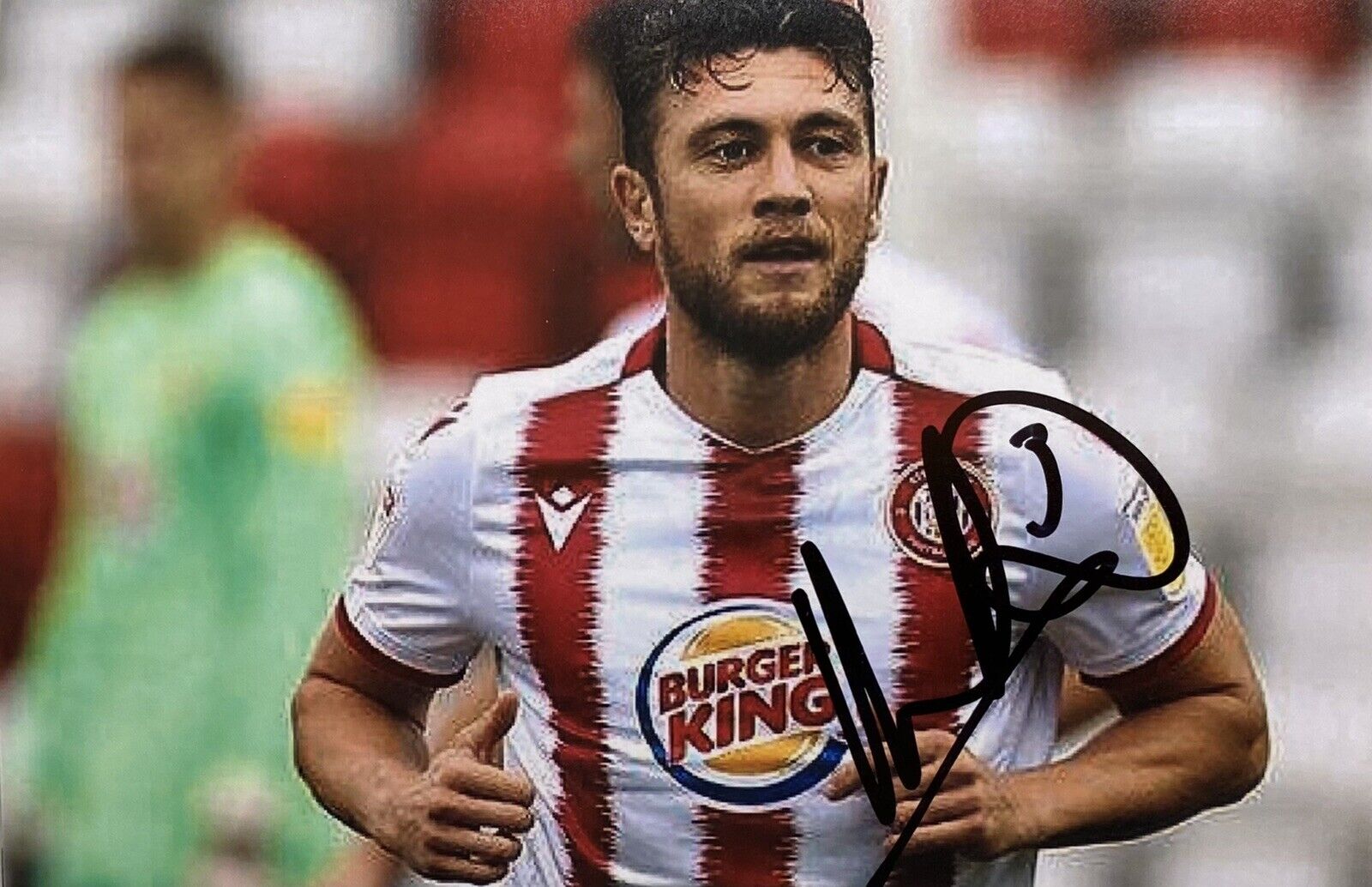 Ben Coker Genuine Hand Signed Stevenage 6X4 Photo Poster painting