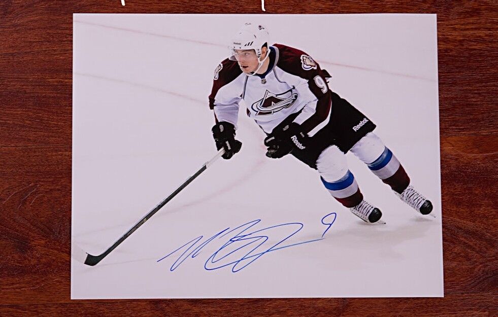 GFA Colorado Avalanche * MATT DUCHENE * Signed 11x14 Photo Poster painting AD1 COA