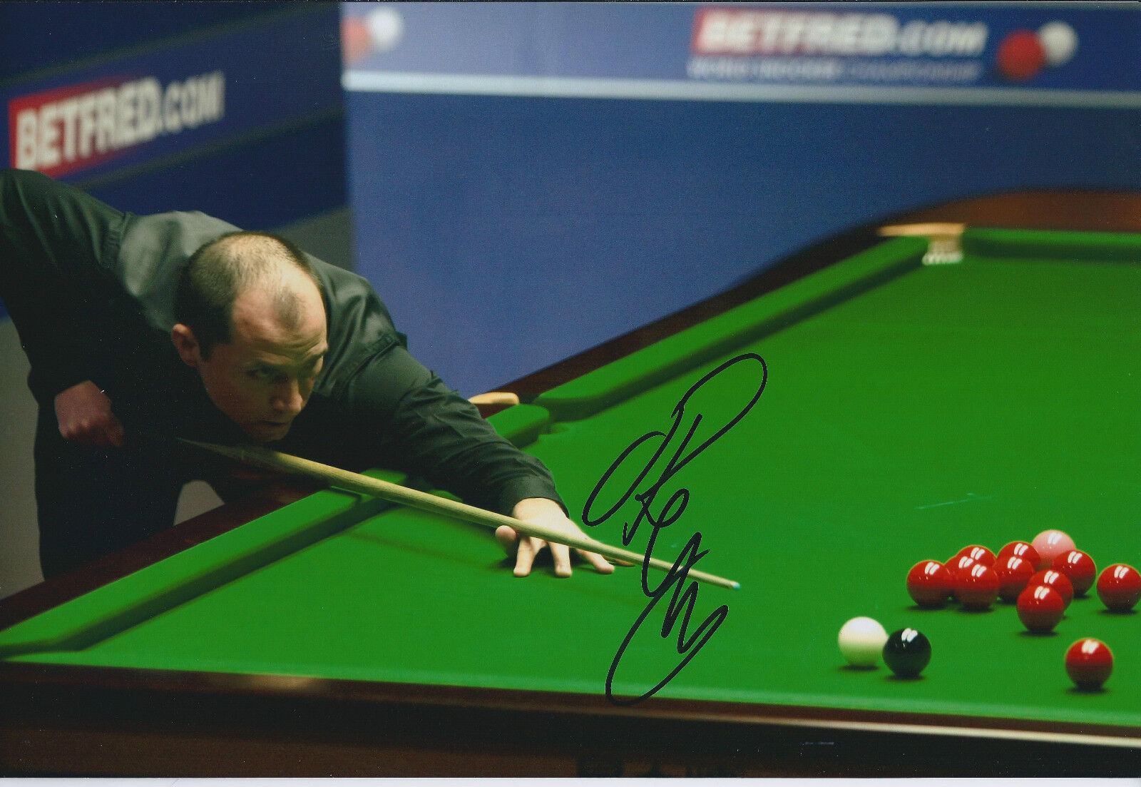 Joe PERRY SIGNED 12x8 Photo Poster painting Autograph COA AFTAL Snooker Player GENUINE