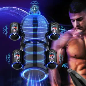 pornhint Pornhint Masturbator Head Cup Penis Enhance Bullet Vibrator Training Handsfree Stroker US