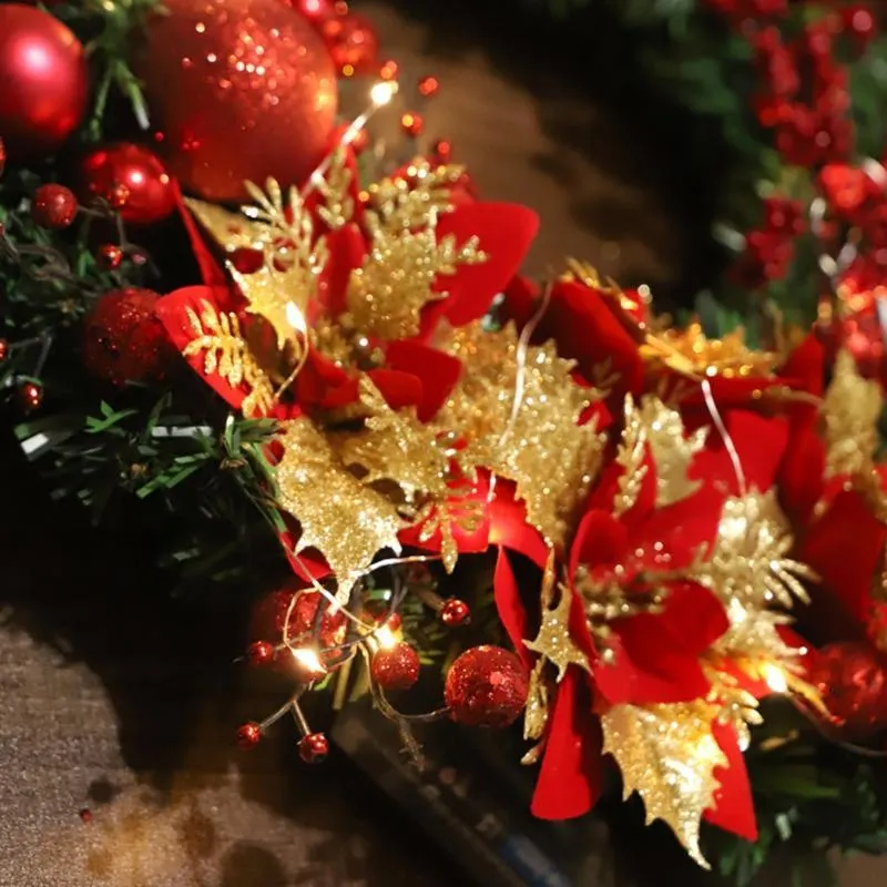 Artificial Wreath Hanging Door Wall Christmas Decoration