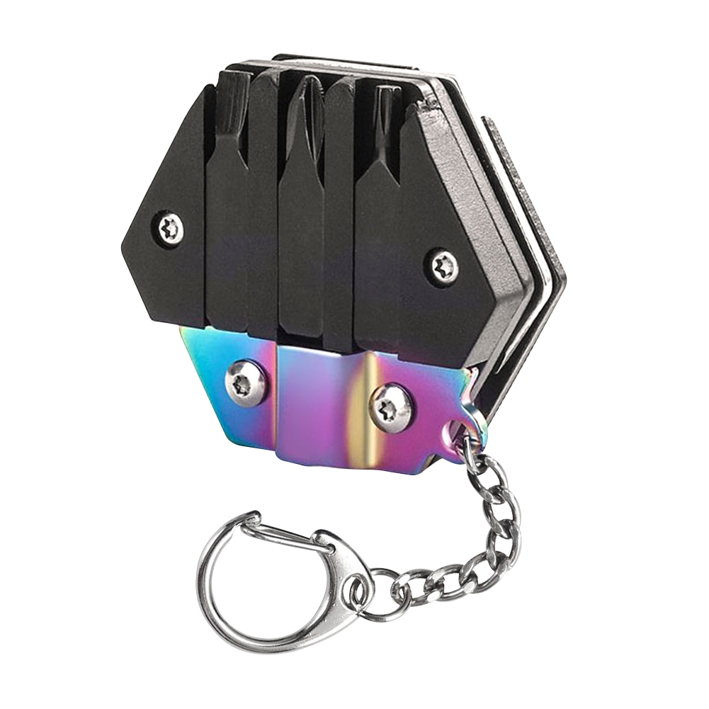 

Hexagon Coin Outdoor Gear Tool Folding Pocket Knife Screwdriver (Color), Camouflage, 501 Original