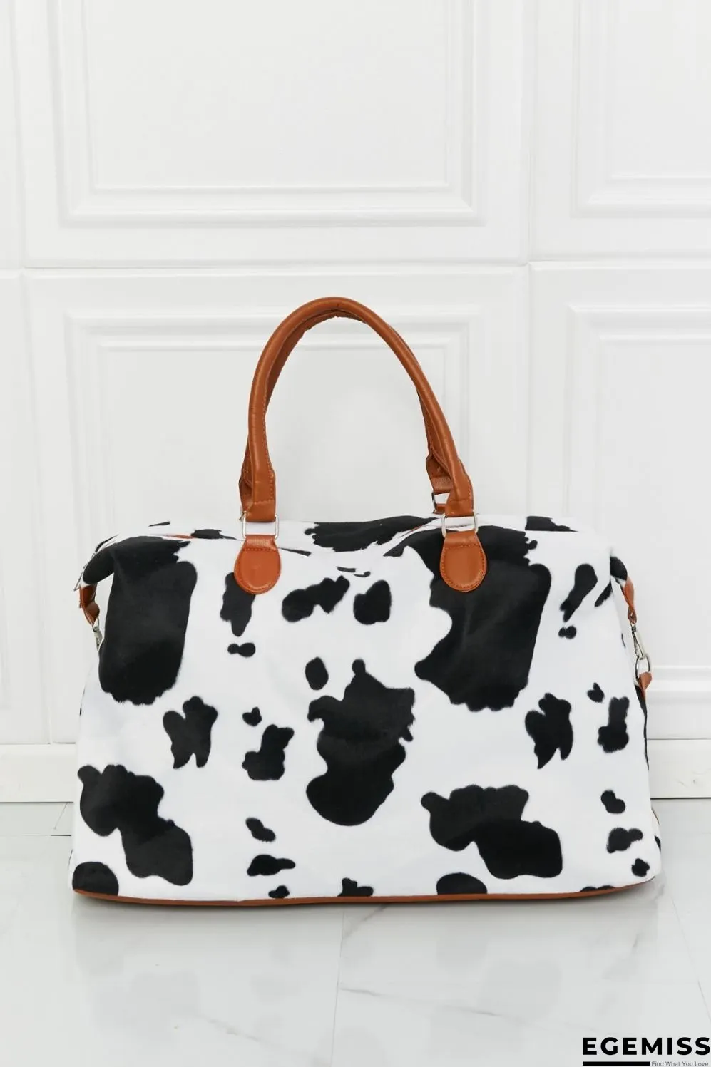 Animal Print Plush Weekender Bag | EGEMISS