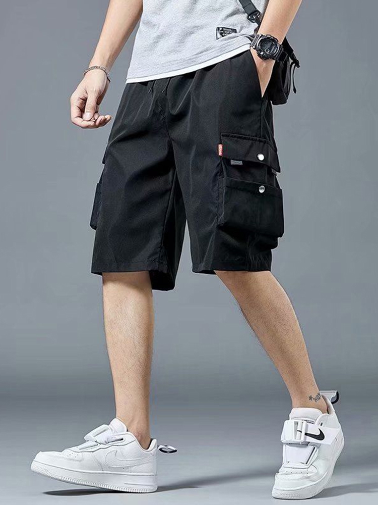 Bonusgor 2025 New Men's Fashion Casual Cargo Shorts Summer Pockets Basketball Daily Wear With Bermuda y2k Streetwear Sports Short Pants