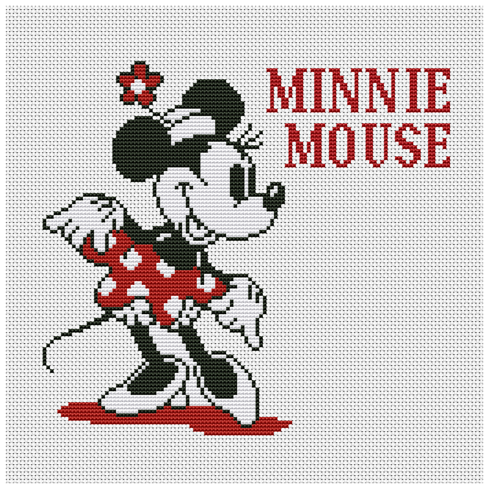 

Cartoon - 11CT Stamped Cross Stitch - 35*35CM, 501 Original