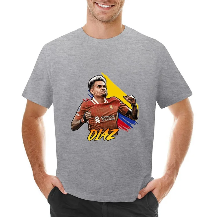 Luis Diaz Inspired Football Culture Men's T-shirt	