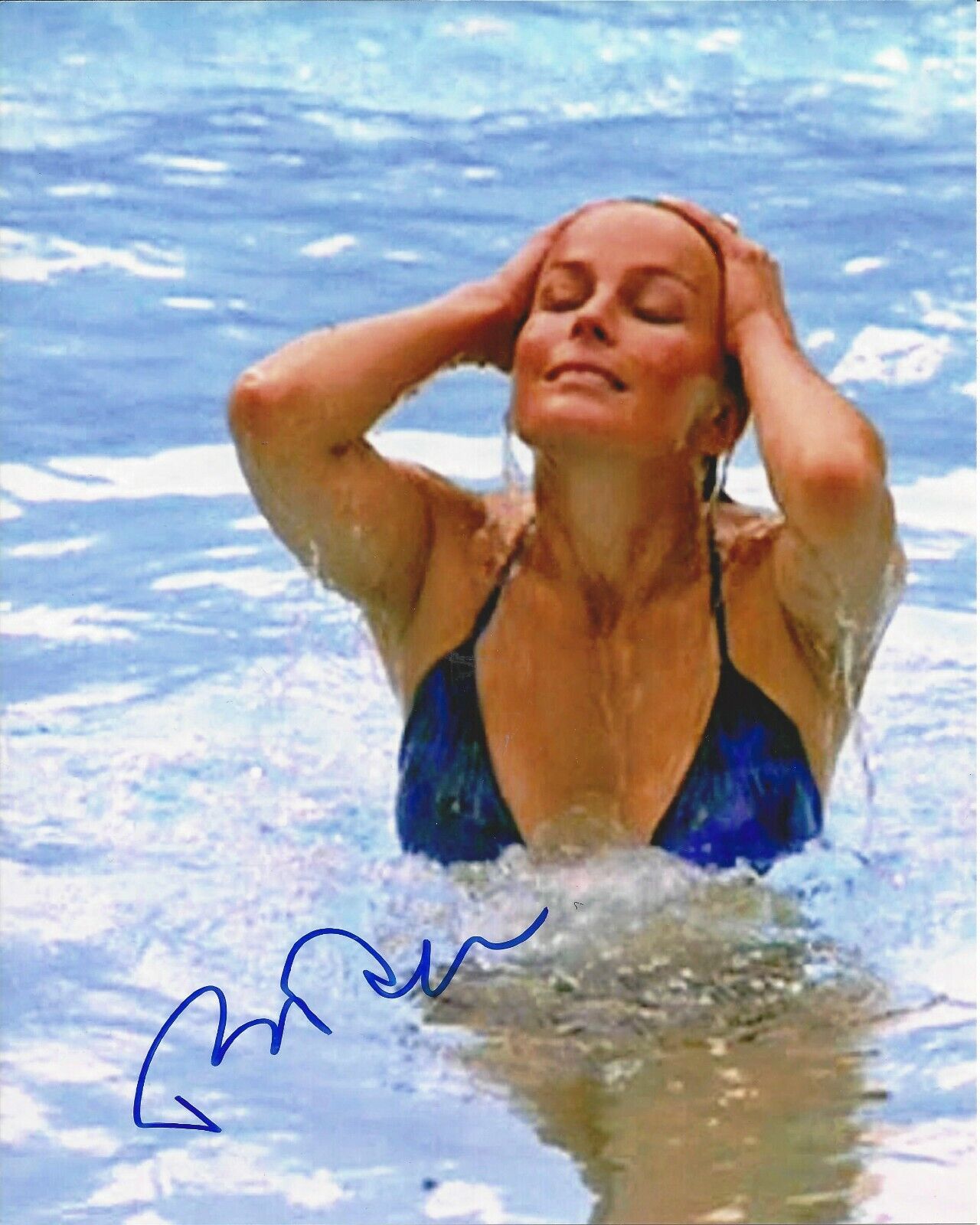 Bo Derek Autographed 8x10 10 Playboy Sexy Hot BikiniB335