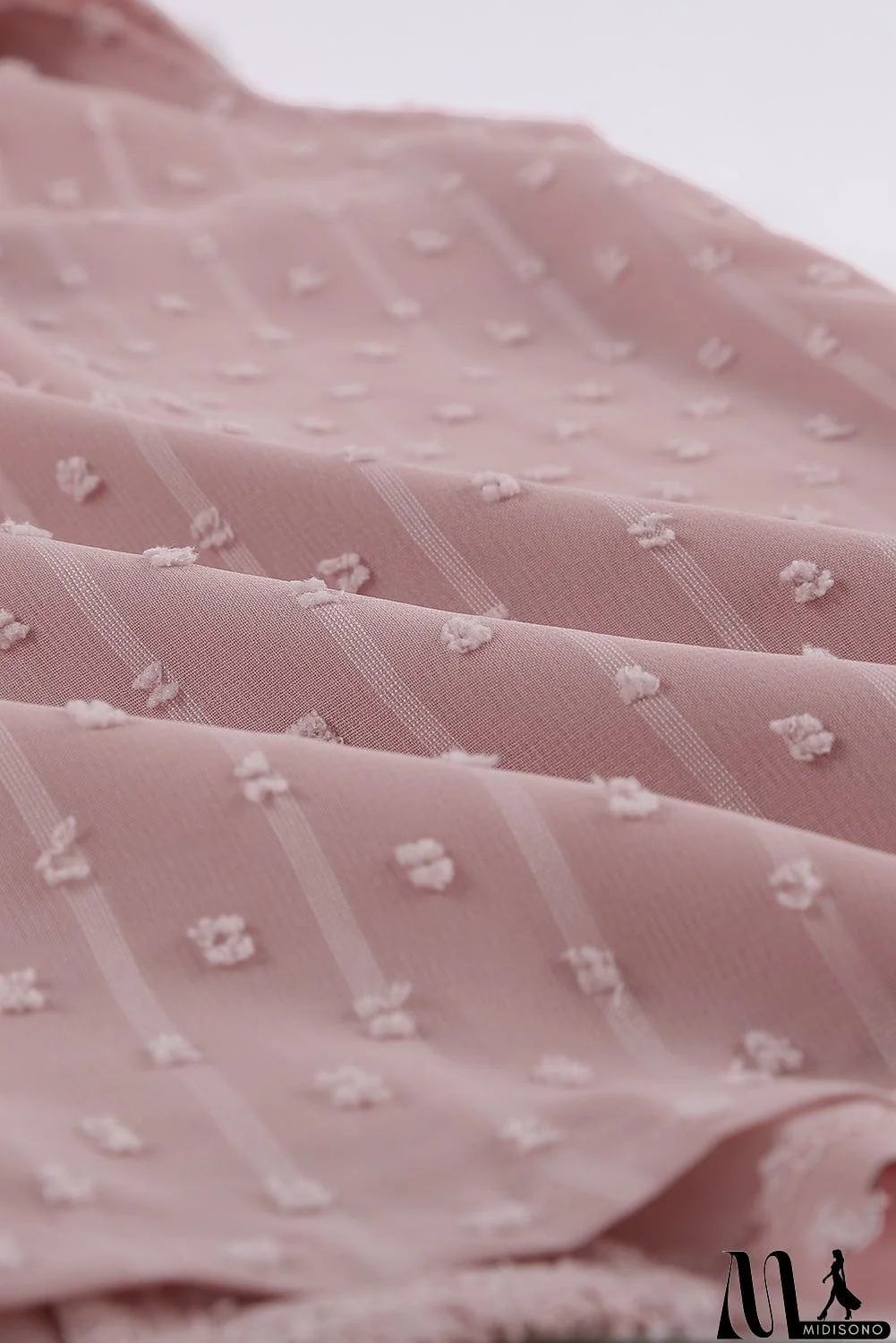 MidiSono - Crochet V Neck Textured Tank Top